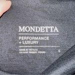 Mondetta  Black High Waisted Performance Luxury Side Pocket Ankle Length Leggings Photo 3