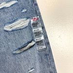 Levi's Ribcage High Rise Destructed Straight Jeans in Wash Haleys Comment US 28 Photo 7