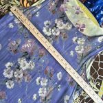 REVERSABLE CHIFFON MAXI SHIFT DRESS Sz S/M Size M Photo 8