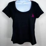 Juicy Couture Crown Tee in Licorice (M) Photo 2