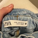 ZARA Blue Denim Trousers Photo 2