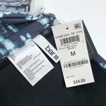 Bar III Forever Tie Dye Bandeau Bikini Swim Top Medium Blue Gray Photo 4