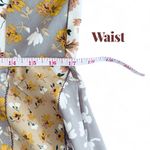 Boohoo  Strapless Patchwork Dress in Cream and brown Size 8 Photo 4