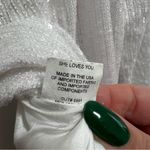 Show Me Your Mumu Oversized Longline Sequin Dance Blazer Jacket White Photo 10