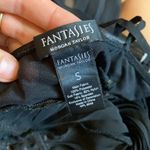 Morgan Taylor  BLACK MESH PLEATED CAMI SLIP DRESS Photo 1