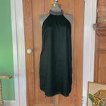 NBD NWT NBDxRevolve Lourdes Green Velvet High Neck Beaded Open Back Mini Dress~ L🧡🎀 Photo 15