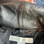The Limited Vintage Y2K 90s Slouchy Oversized Open Black Leather Jacket womens M Photo 9