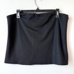 Vince  Wool Blend Strapless Tube Top Womens Size‎ L Black Cropped Chic Photo 1