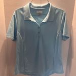 Greg Norman Collection Light Blue Polo Shirt Size L Photo 0