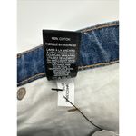 EXPRESS Women's Skinny Two Tone Raw Hem Denim Jeans Size 4R Ankle Length Photo 11