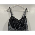 Matini Y2K Black Ombre Beaded Deadstock Prom Dress Size 12 Photo 4