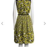 Oscar de la Renta NWT  Yellow and Black Midi Dress Photo 9