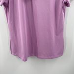 Under Armour  Golf Polo Size Large UPF 30 Athletic Short Sleeve NWT Purple Stripe Photo 6