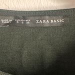 ZARA  Basic Bodycon Mini Dress in Olive Green Sz S Photo 3