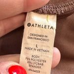 Athleta ELATION SHIMMER TIGHT IN POWERVITA cinnamon brown size large Photo 3