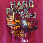 Hard Rock Cafe  ORLANDO Florida Women’s Babydoll Tee Short Sleeve T-Shirt Large Photo 1