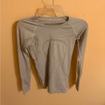 Lululemon  Swiftly Tech Long Sleeve in Tempo Stripe Black/White Photo 1