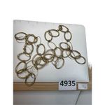 Olia signed Golden ring chain link long necklace Gold Photo 5