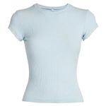 SKIMS Light Blue Women's Ribbed Top Photo 0