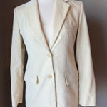 Max Mara  Cream Corduroy Blazer Photo 0