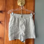 Madewell Seamed Pull-On Paperbag Shorts in Softdrape- Size Small Photo 4