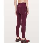 Lululemon  | Toasty Tech Tight II‎ Leggings Garnet Burgundy | Women's 4 Photo 1