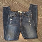 DL1961  Skinny Low Rise Jeans - Frayed Hem - Distressed size 26 Photo 2