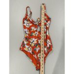 Eberjay NEW Eberjey One Piece Swimsuit Womens XS Hibiscus Kelly Vacation Resort Travel Photo 3