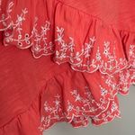 Matilda Jane  Womens Eureka Springs Embroidered Ruffle short sleeve Top Size S Photo 3