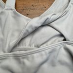 Aerie medium white twist sports bra super‎ cute layers layering Photo 3