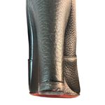 Christian Louboutin Civiliza 100 Black Leather Wedge Knee High Boots Size 37 Photo 11