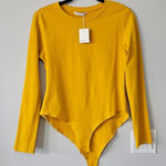 long sleeve yellow mango pop bodysuit Size L Photo 0