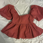 Francesca's  pink/red top with open tie back  Photo 0