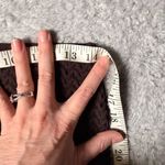 ZARA  chocolate Brown textured mini Skirt Medium Photo 3