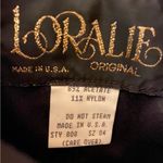 LORALIE original vintage velvet taffeta detachable bow made in USA NEW size 4 Black Photo 5