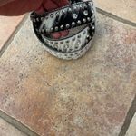 NOCONA COW FUR RHINESTONE WESTERN BELT Brown Size M Photo 1