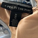 A pea in the pod Maternity Blue Floral Ruffle One Piece Swimsuit SZ XS Photo 3