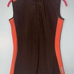 Joefit women’s spandex vest size‎ XS orange brown golf lightweight Photo 0