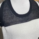 525 America  Black & White Stripe Racerback Top M Photo 3