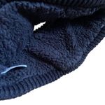 Black fluffy warm winter headband comfortable style snow weather casual Photo 2