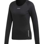 Adidas Climawarm Long Sleeve Top Black Size Medium Photo 3