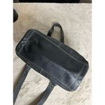 Fossil  Women's Black Leather Satchel Handbag with Double Handles Photo 9