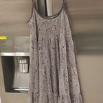 💕TRINITY💕 Mini Dress ~ Grey Paisley Floral Print Medium Gray Photo 1