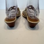 Yellow Box  Sandals Platino Flatform Toe Post‎ Glitter Rhinestones Wedding Size 8 Photo 4