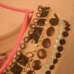 CAbi Egyptian Beaded Neck Tunic Shift Dress M Festival Cosplay Costume Party Photo 7