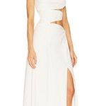 Cult Gaia NEW Revolve* Terese Gown, Off-White Size 8 Photo 4