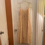 WAYF  Floral A-Line Skirt in Yellow and Green Photo 5