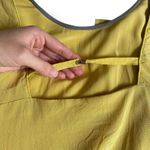 Costume National Ecru Yellow Ruffled Italian Silk Mini Dress Size EUR 48‎ Photo 6