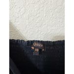 Quince  Black Organic Cotton Sleeveless Maxi Dress Adjustable Straps Size XS Photo 2