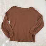 SheIn Drop Shoulder Oversized Waffle Top Photo 0